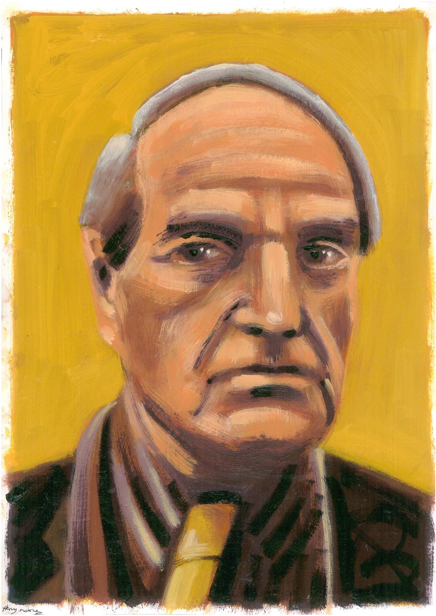 Henry Moore, 2009 (olje) av Sara Hayward