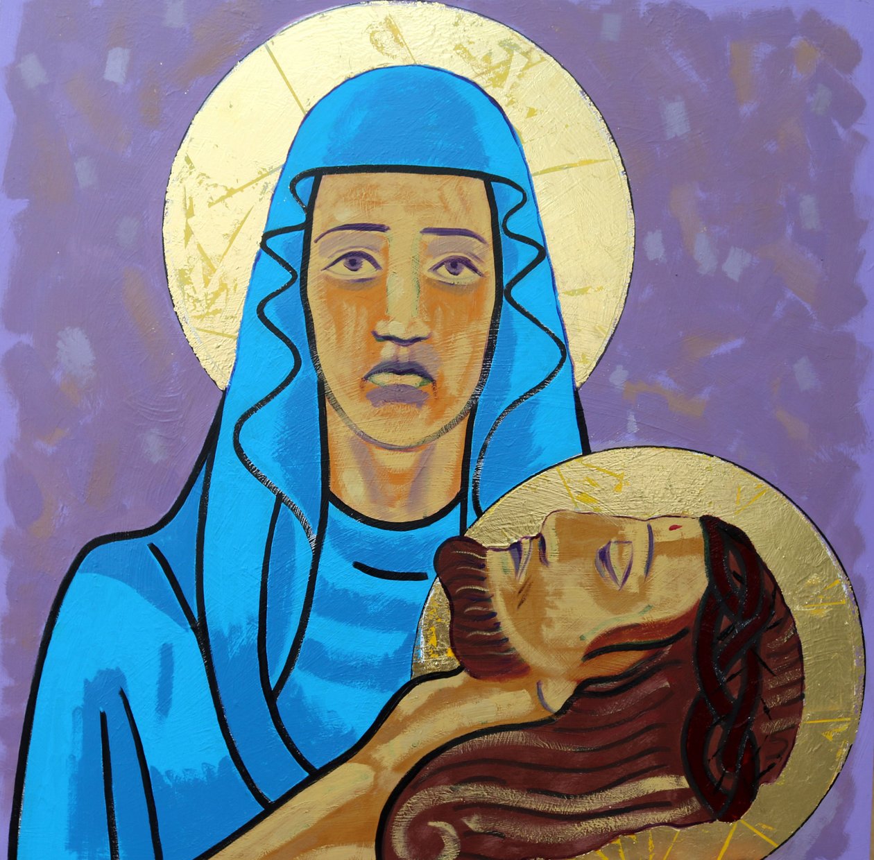 Jesus blir tatt ned fra korset av Sara Hayward