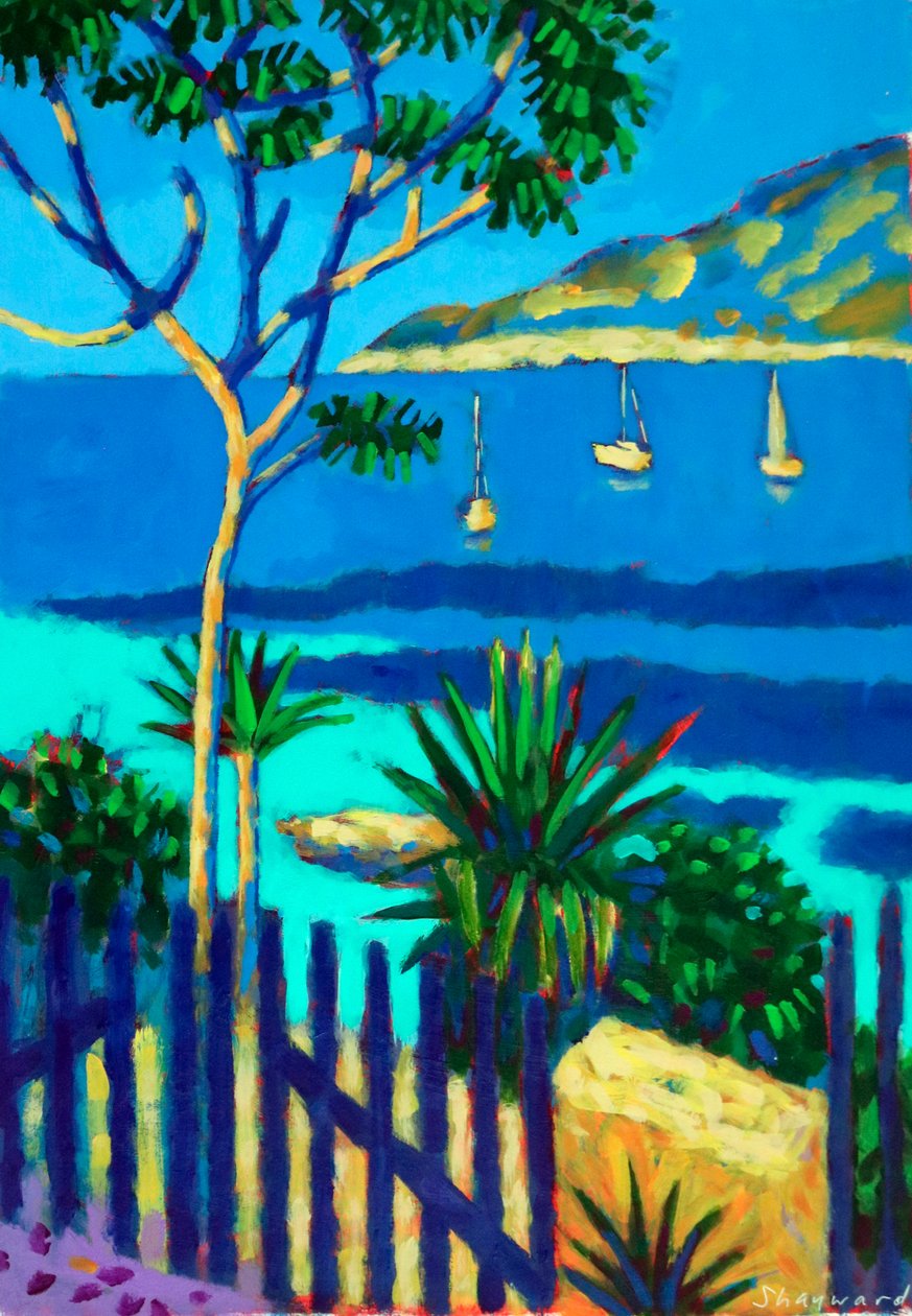 La Mer #2, 2022 (akryl på plate) av Sara Hayward