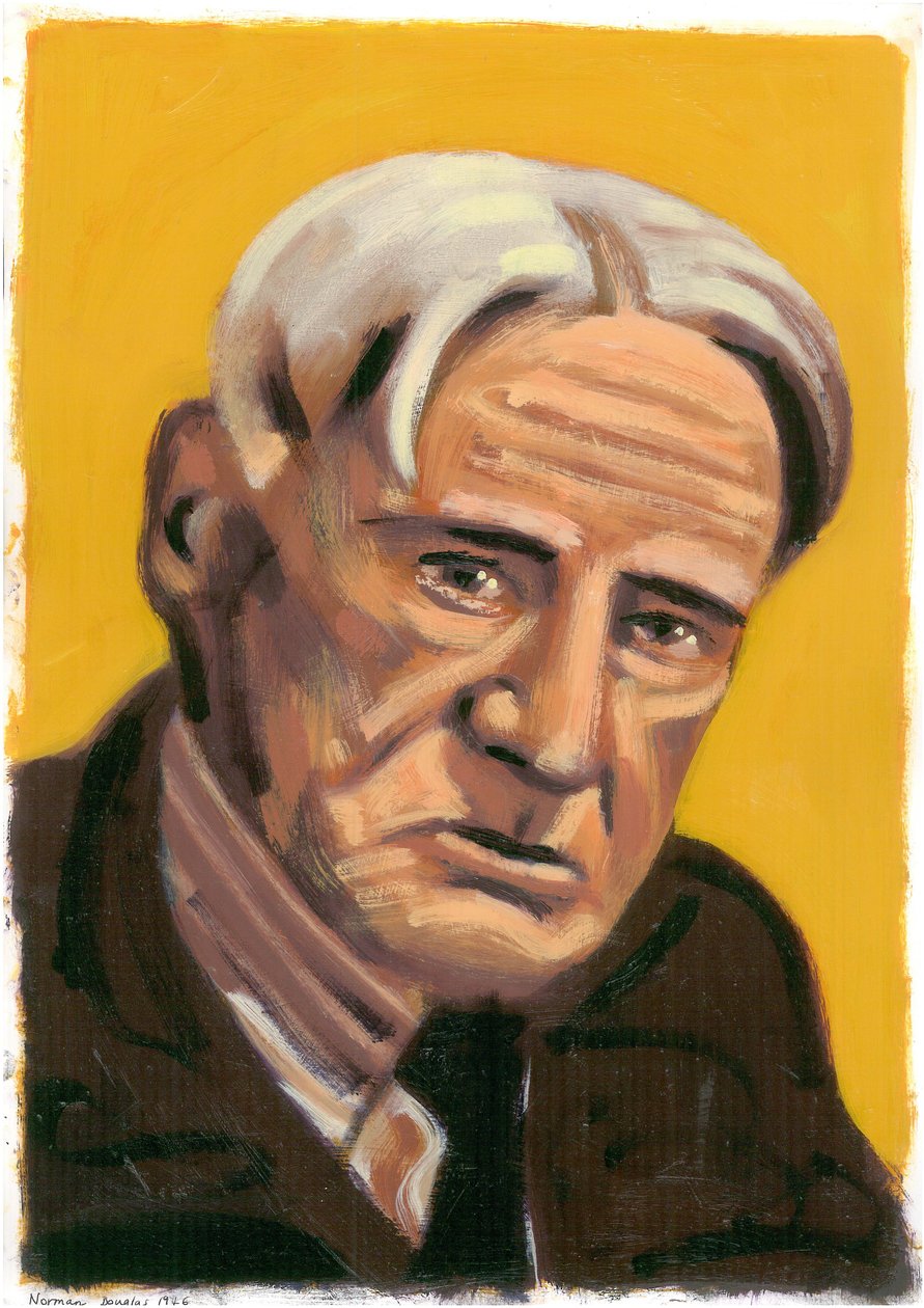 Norman Douglas, 2008 (olje på papir) av Sara Hayward