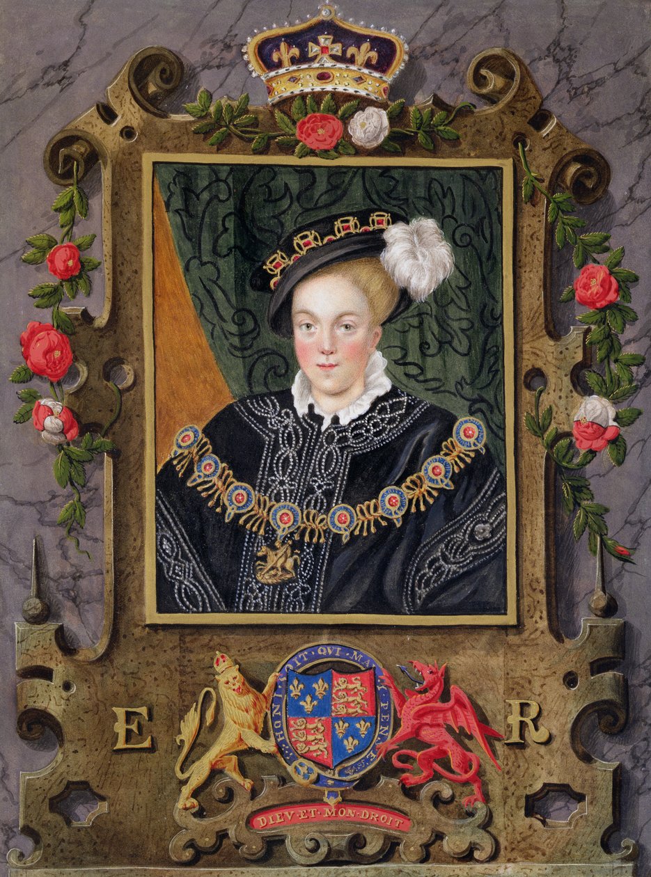 Portrett av Edward VI (1537-53) konge av England, rundt 14 år fra 