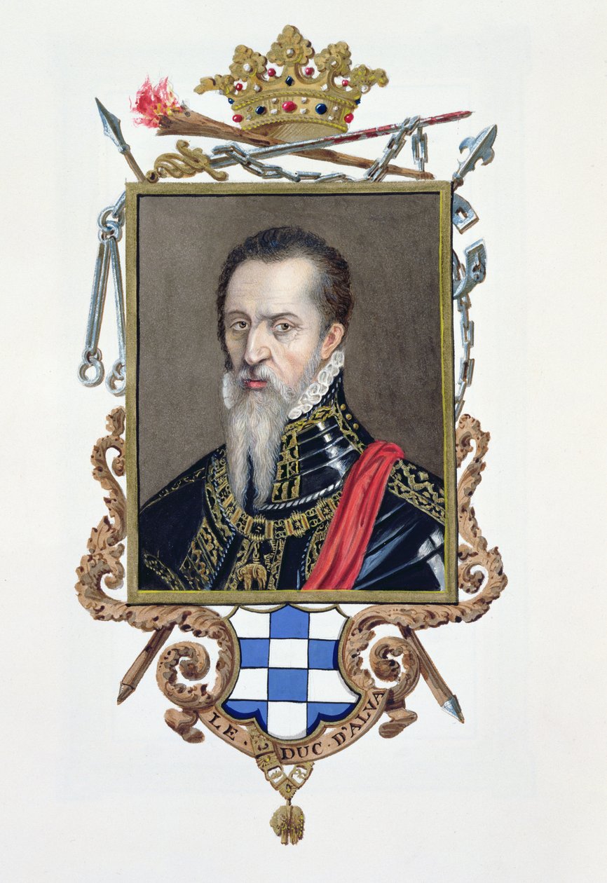 Portrett av Ferdinand Alvarez de Toledo, hertugen av Alva fra 
