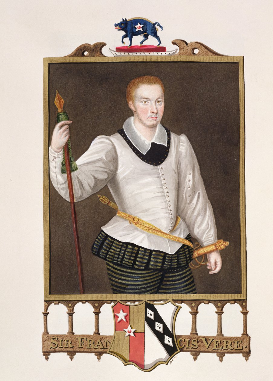 Portrett av Sir Francis Vere (1560-1609) fra 