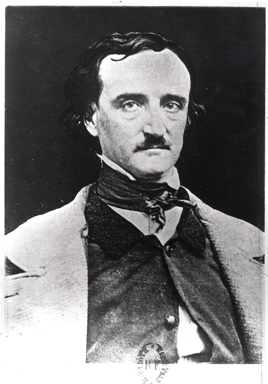 Portrett av Edgar Allan Poe (1809-49) (daguerreotypi) av Sarah Ellen Whitman