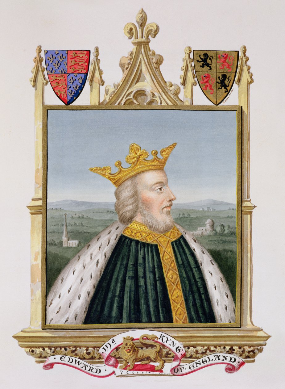 Portrett av Edward III (1312-77) konge av England fra 1327 fra 