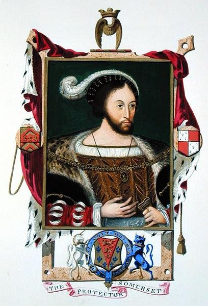Portrett av Edward Seymour (ca. 1506-52) Lord Protector av Edward VI og hertugen av Somerset fra 
