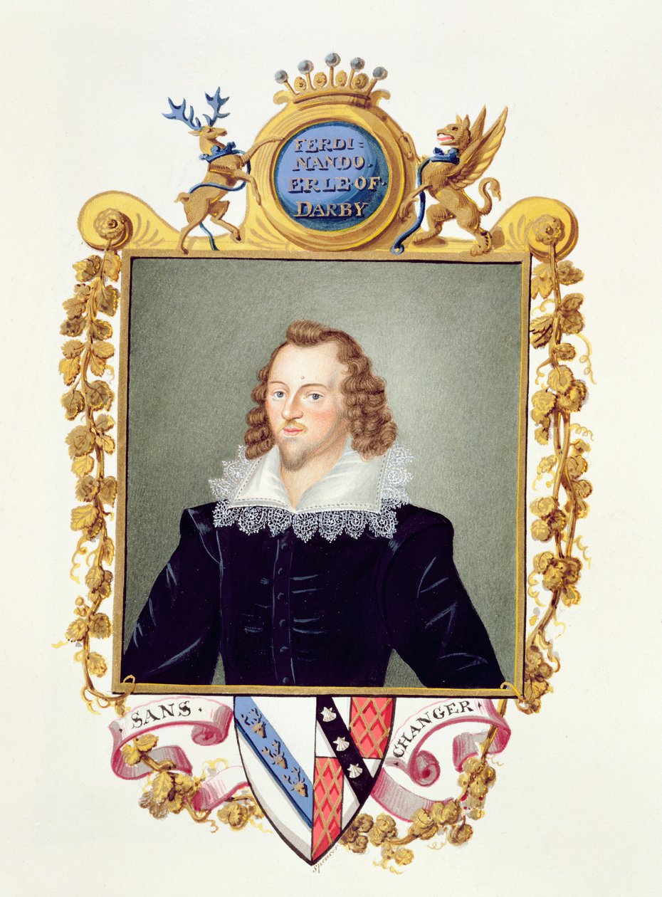 Portrett av Ferdinando Stanley (1559-94) 5. jarl av Derby fra 