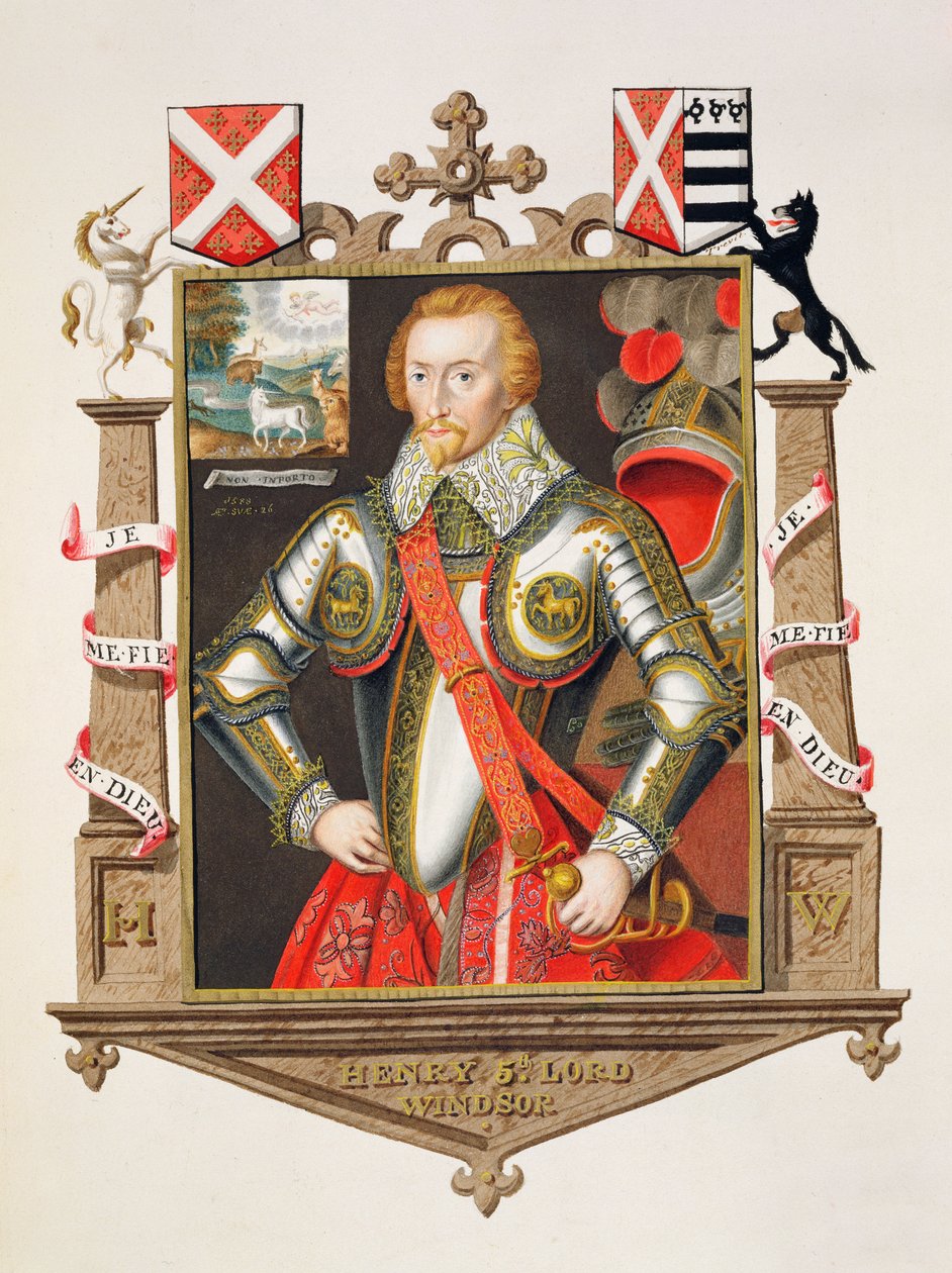 Portrett av Henry, 5. Lord Windsor (1562-1615) fra 