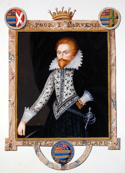 Portrett av Henry Manners (d.1563) 2. jarl av Rutland fra 