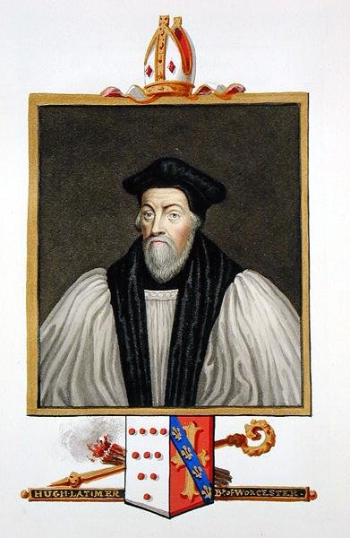Portrett av Hugh Latimer (f.c.1486-1555) biskop av Worcester fra 