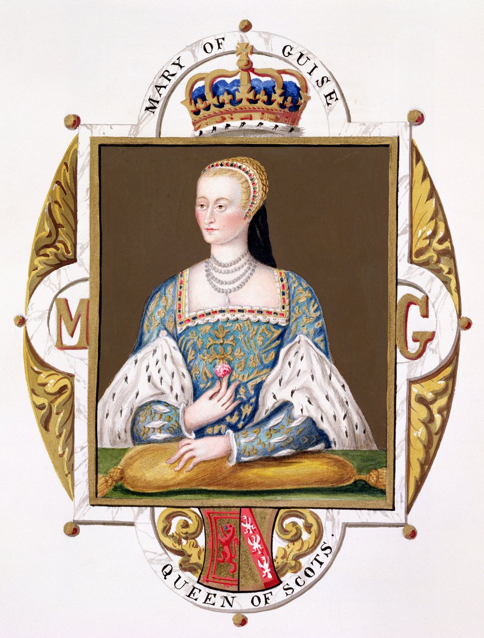 Portrett av Mary of Guise (1515-60) Queen of Scotland fra 
