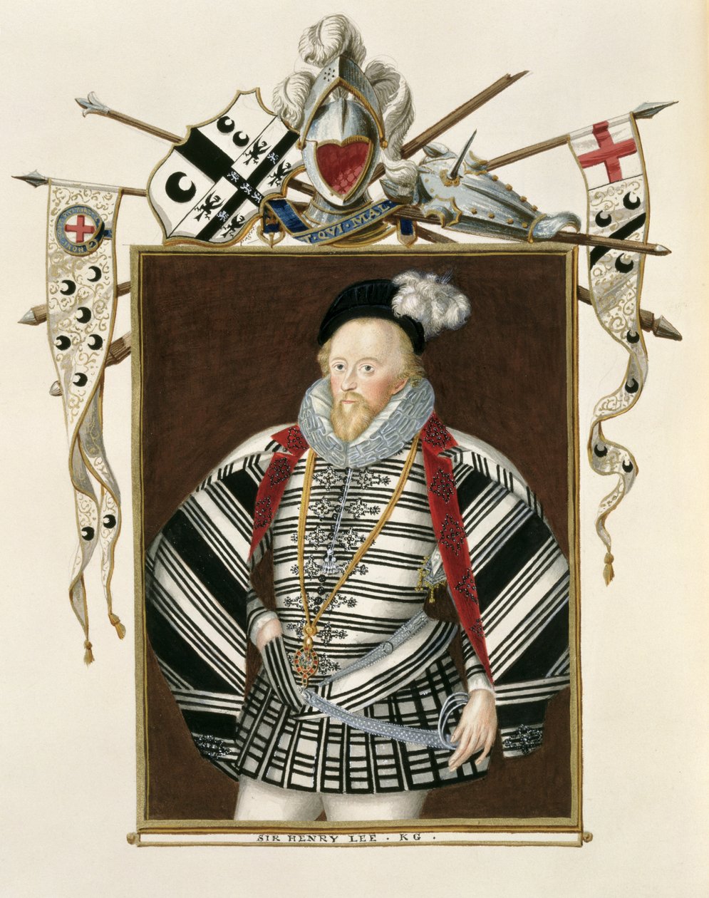 Portrett av Sir Henry Lee (1530-1610) fra 