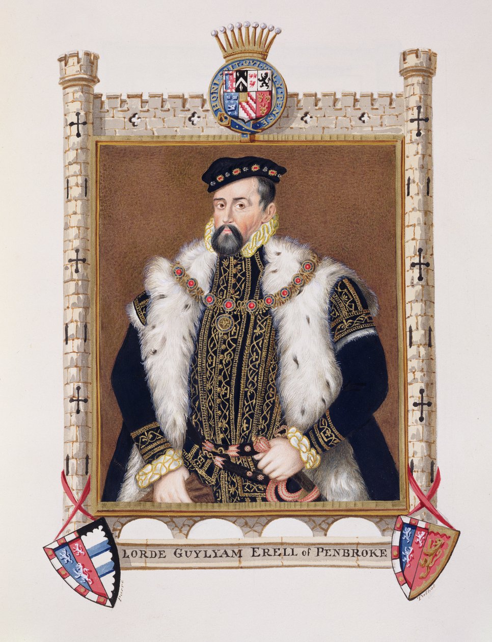 Portrett av William Herbert (ca. 1506-70) 1. jarl av Pembroke fra 