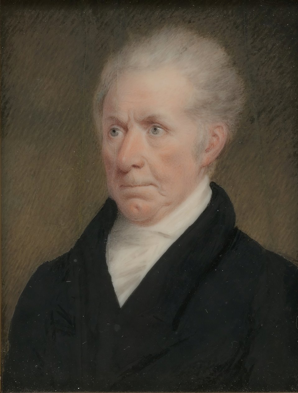 Gilbert Stuart, ca. 1825. av Sarah Goodridge