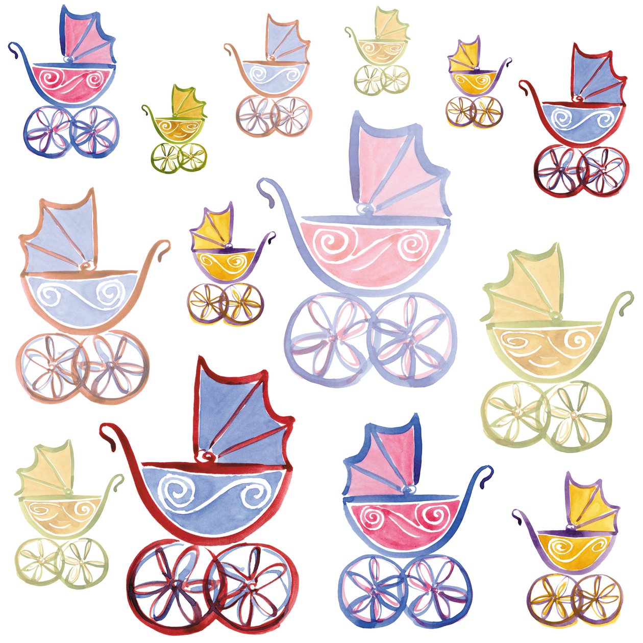 Spaser i parken, 2005 (digital) av Sarah Hough