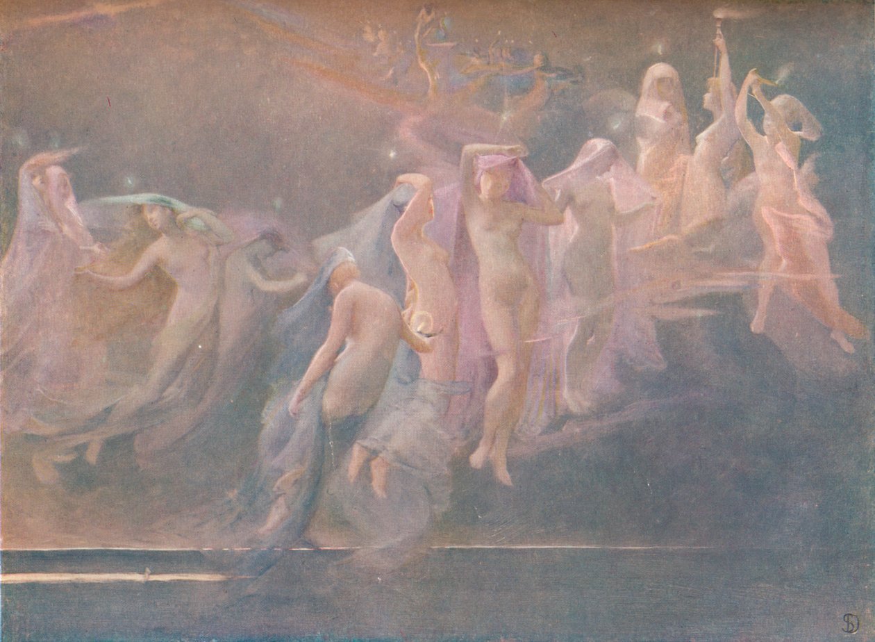 Morgenstjernene, 1886 av Sarah Paxton Ball Dodson
