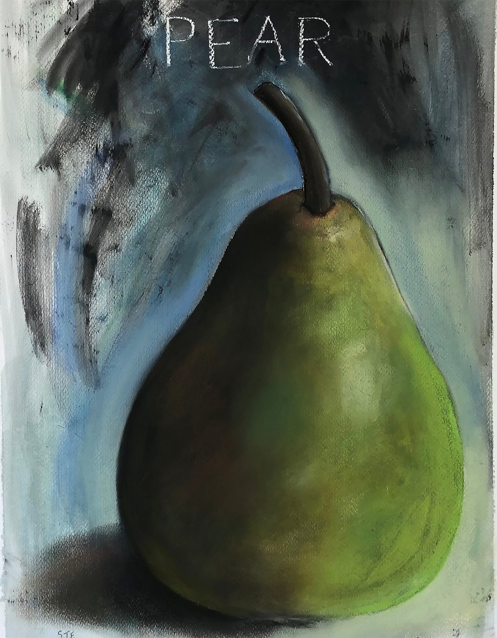 'Pære' (pastell) av Sarah Thompson Engels