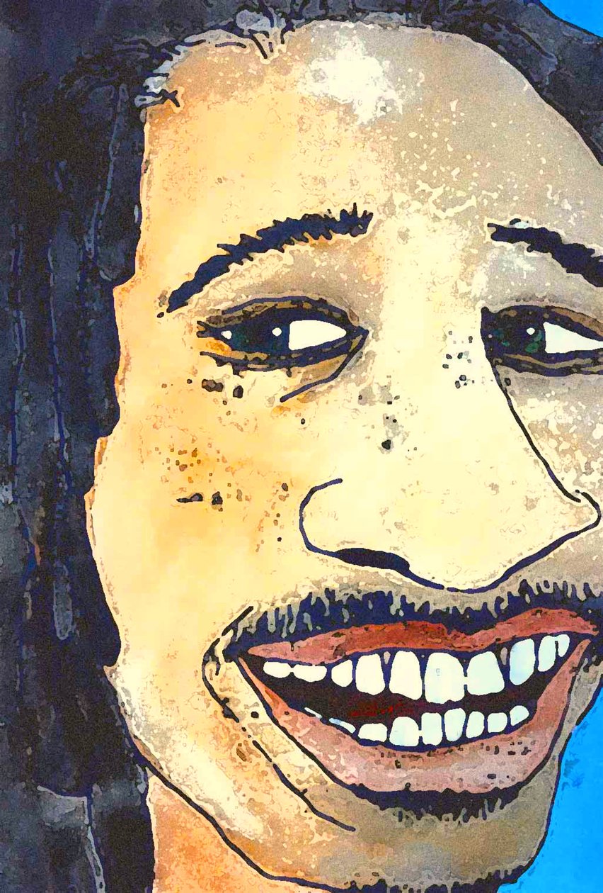 Rastaman, 2020 (Inc Paper) av Sarah Thompson Engels
