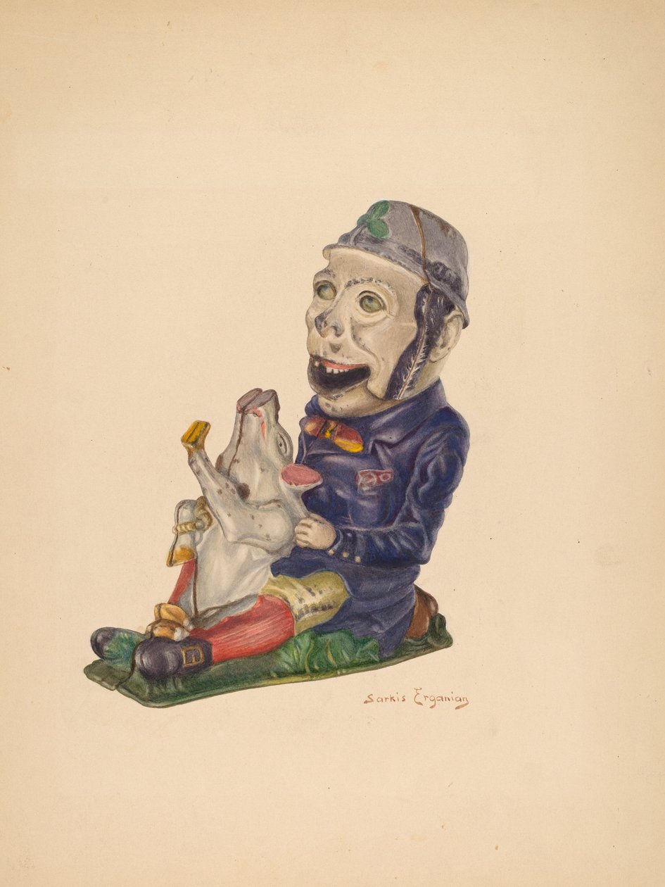 Lekebank: Paddy and the Pig, ca. 1938. av Sarkis Erganian