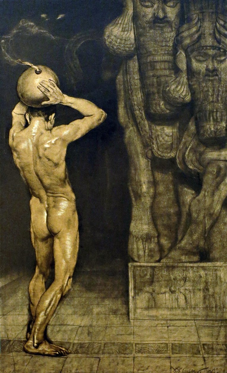 Anarkisten, 1894 av Sascha Schneider