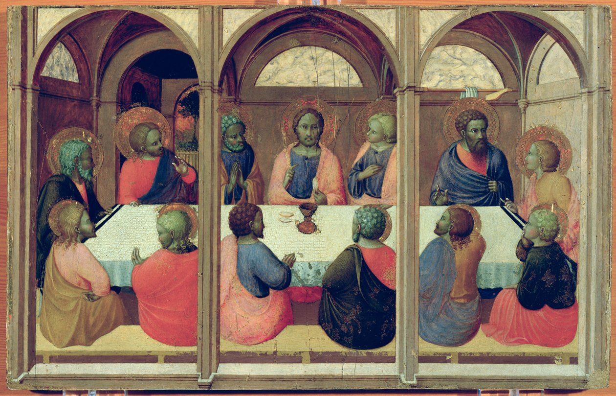 Nattverden, fra Arte della Lana-altertavlen, ca. 1426 av Stefano Sassetta