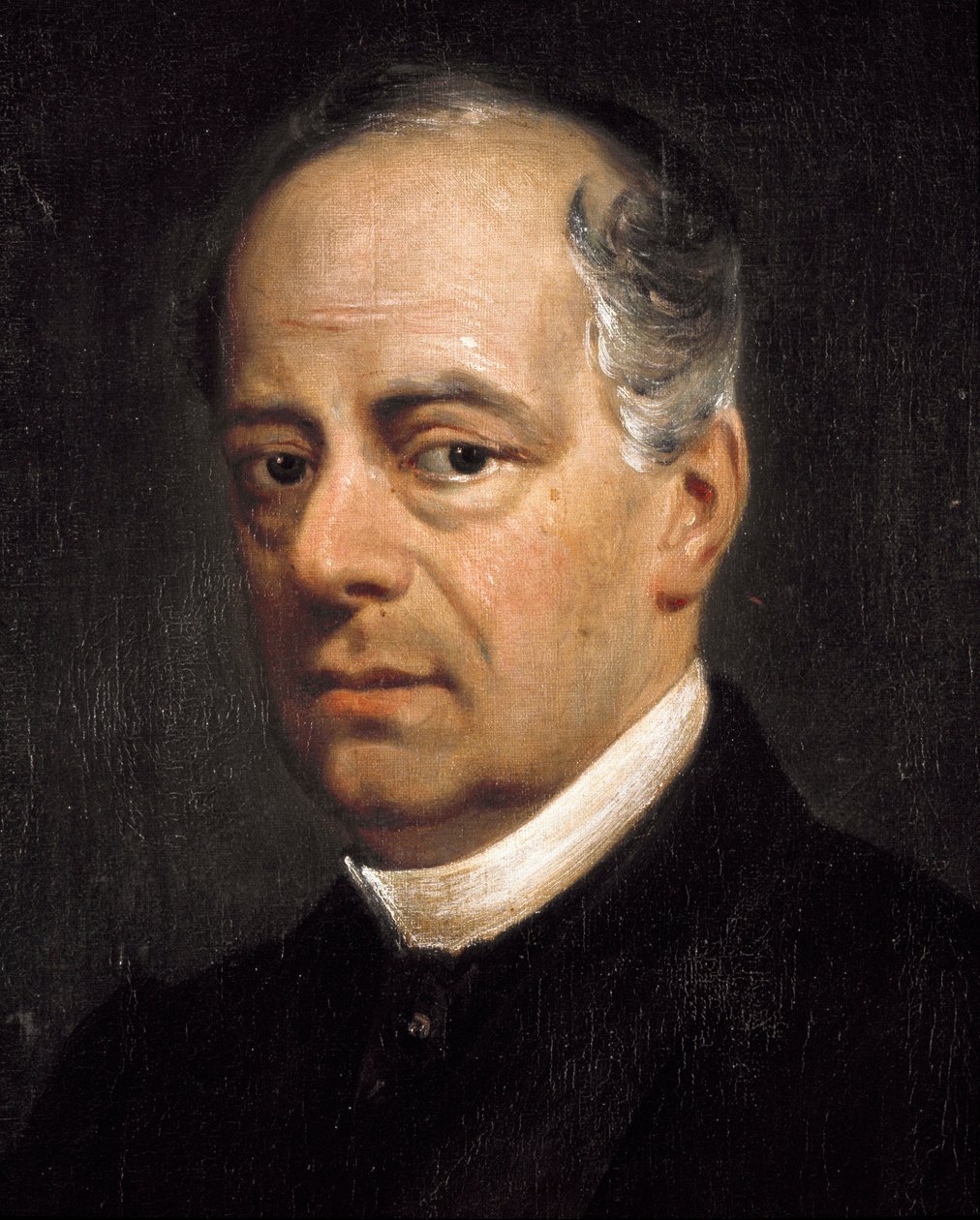 Risorgimento: "" Portrett av Carlo Poerio (1803-1867), italiensk patriot "" Detalj. Maleri av Francesco Saverio Altamura (1822-1897) Napoli, Nasjonalmuseet i San Martino av Saverio Altamura