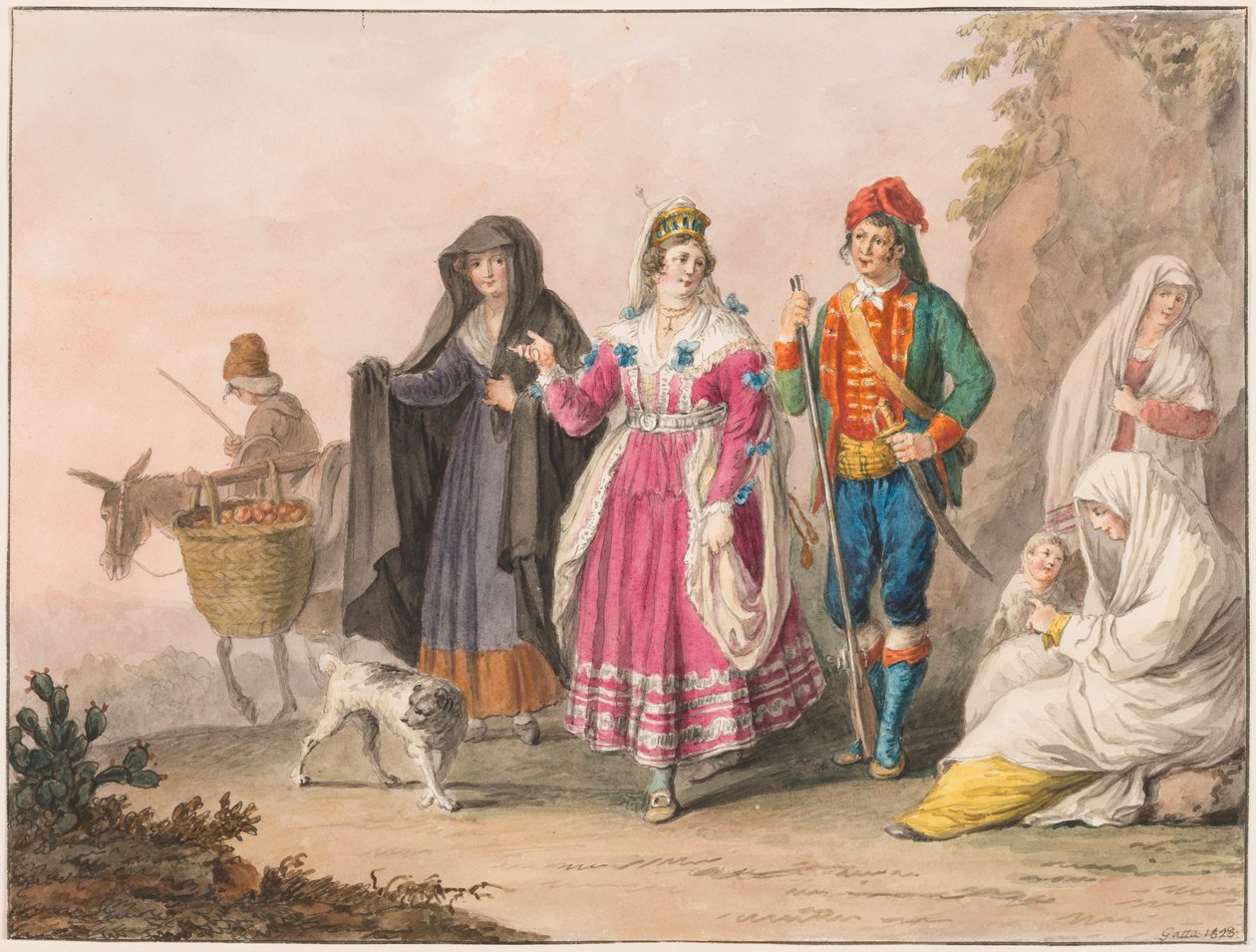 Kostymer fra Sicilia av Saverio della Gatta