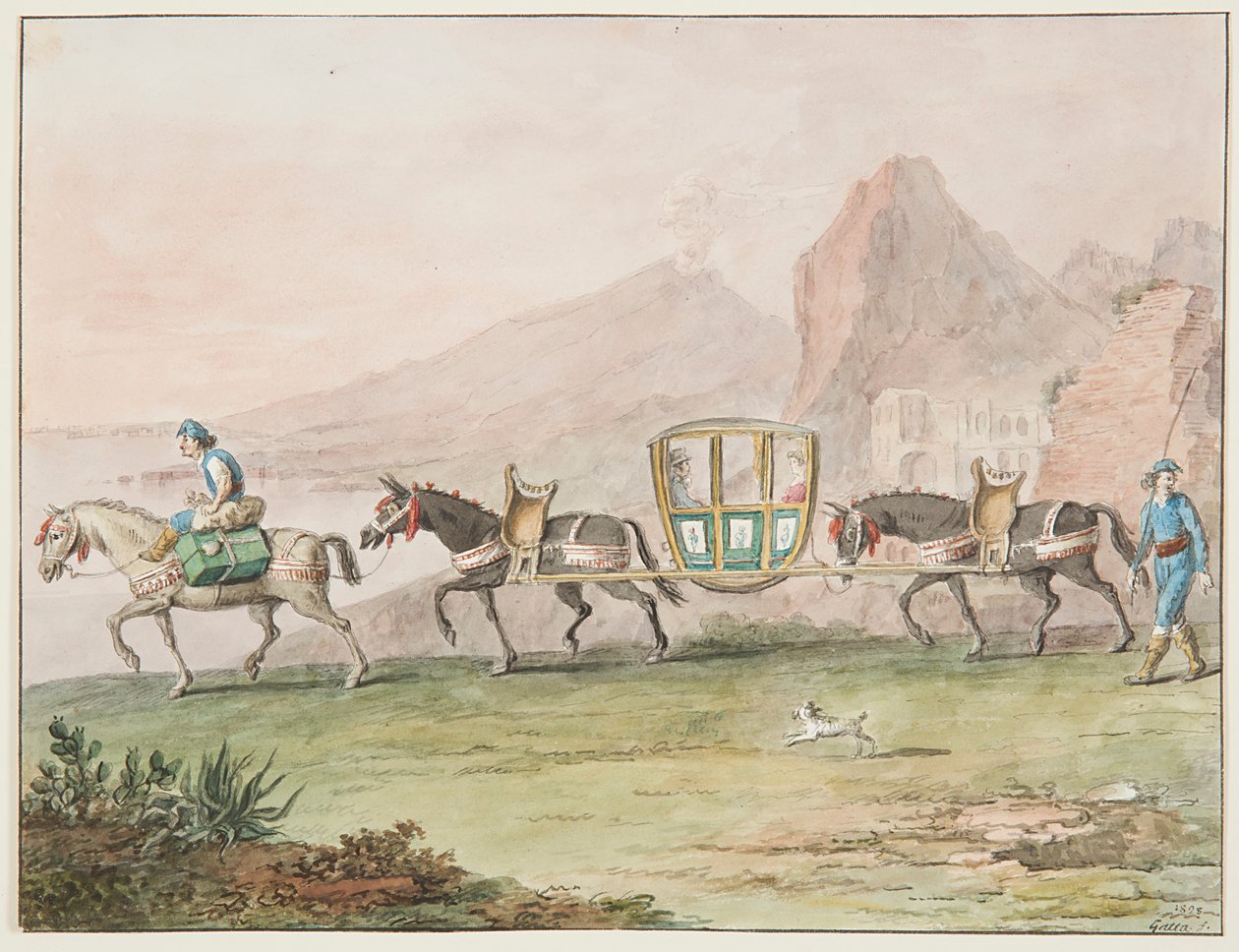 Journey by Sedan Chair av Saverio della Gatta