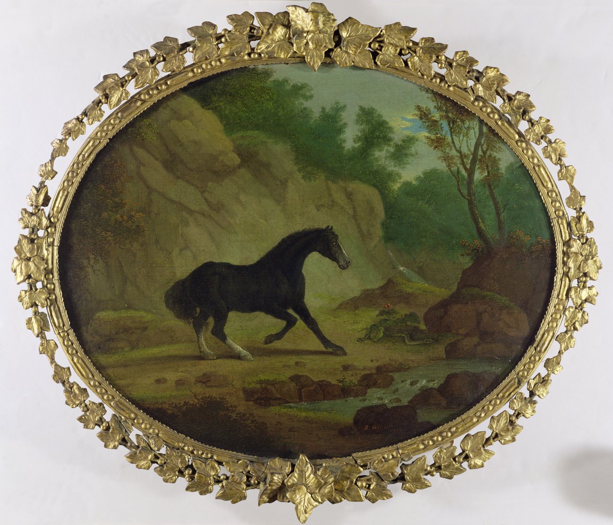 En hest skremt av en slange, 1792 av Sawrey Gilpin