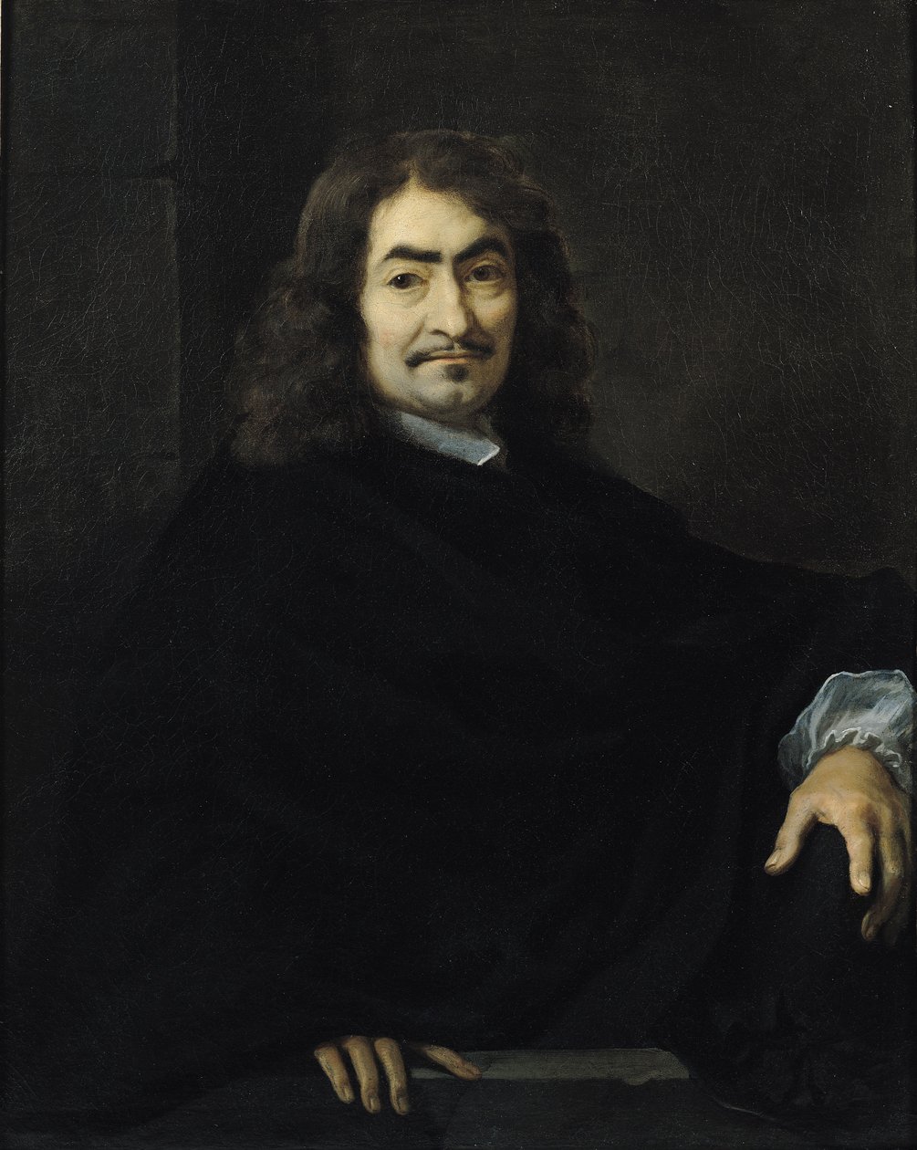 Portrett, antatt å være Rene Descartes (1596-1650) av Sébastien Bourdon