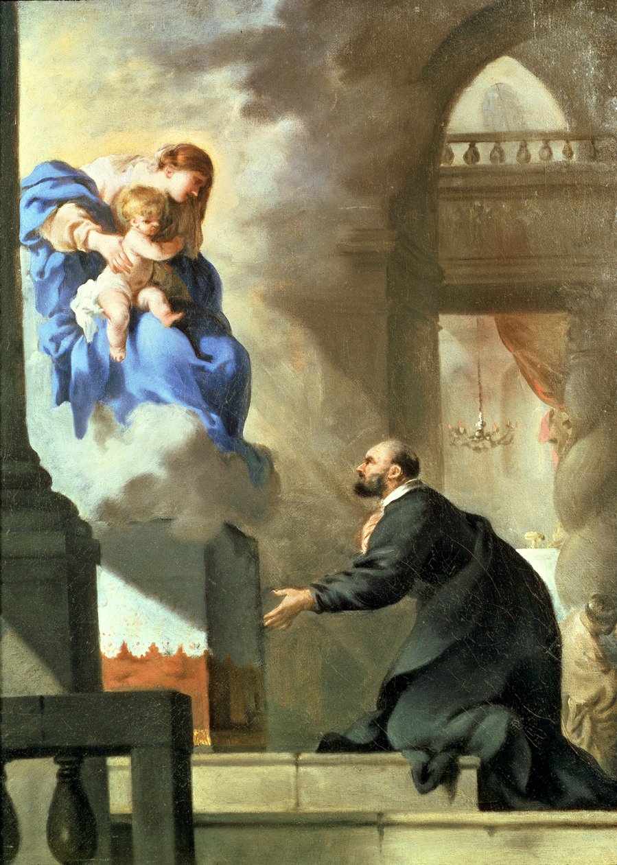 Visjonen om St. Ignatius av Sébastien Bourdon