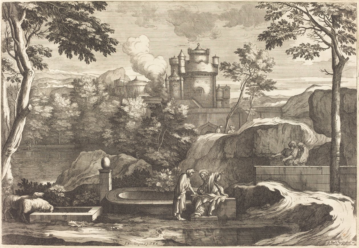Jesus og samaritanen av Sébastien Bourdon