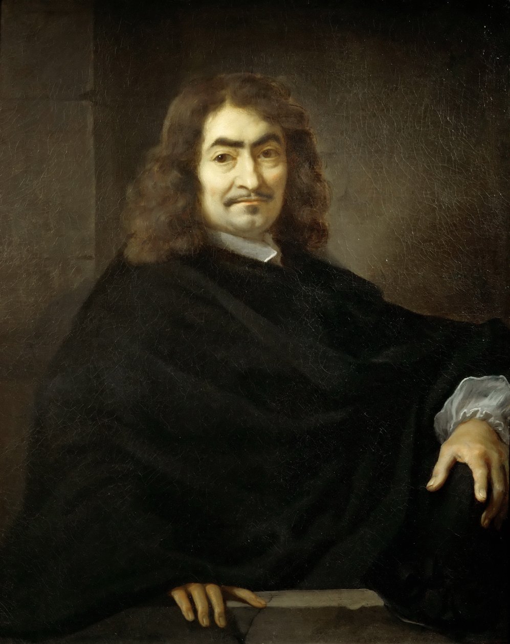 Antatt portrett av René Descartes av Sébastien Bourdon