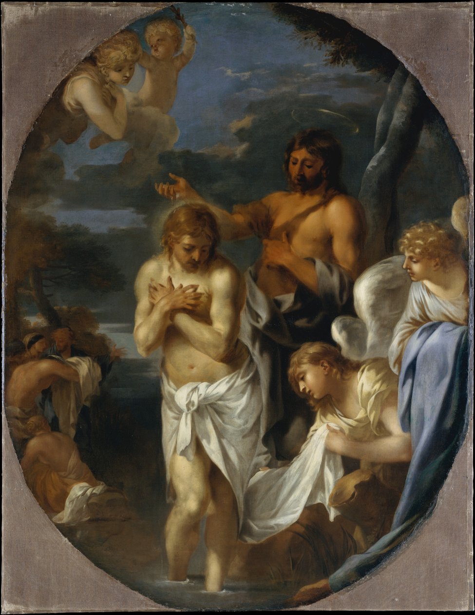 Kristi dåp, ca. 1650. av Sébastien Bourdon