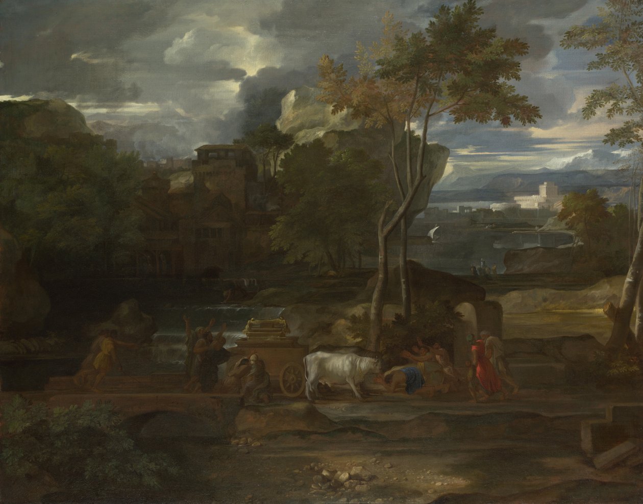 Arkens retur, 1659 av Sébastien Bourdon