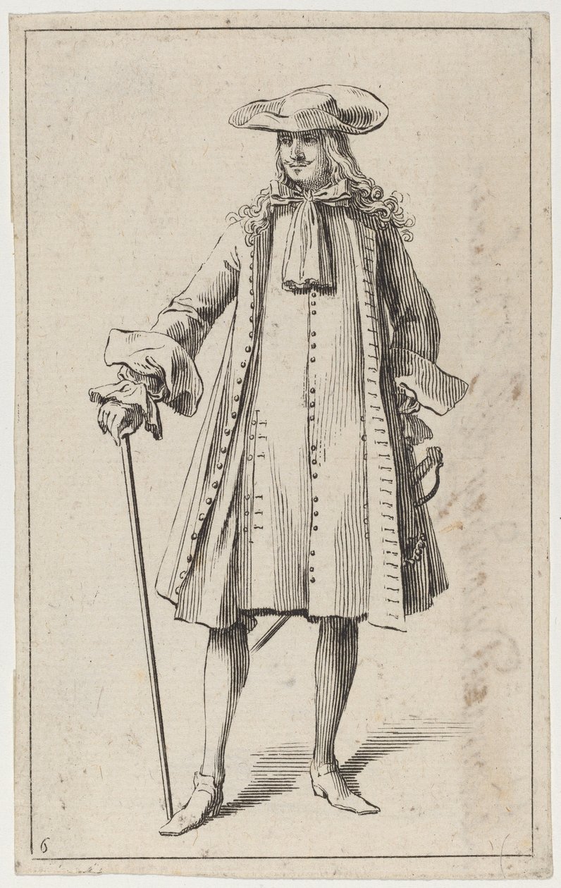 Mann med sverd av Sébastien Le Clerc the elder