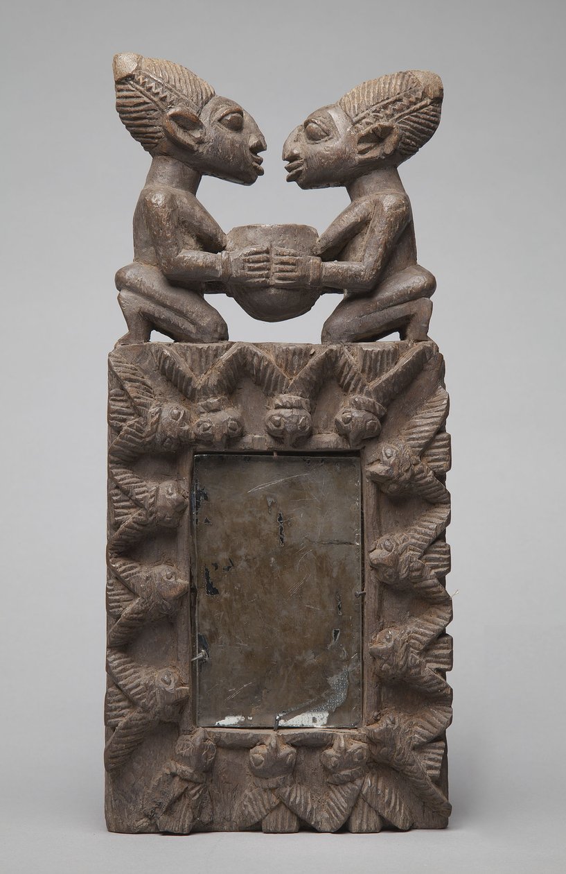 Yoruba speilveske (tre) av School African