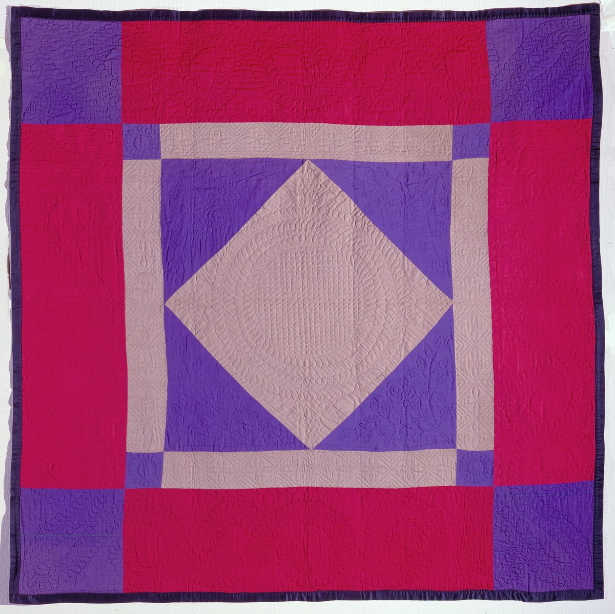 Amish-teppe, sent på 1800-tallet – tidlig på 1900-tallet (ull, bomull og quilting) av School American
