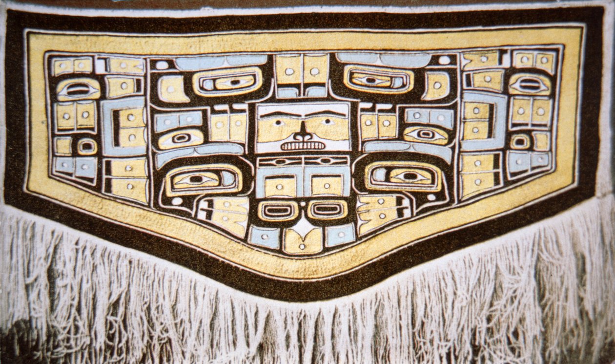 Chilkat-teppe, Tlingit Tribe (tekstiler) av School American