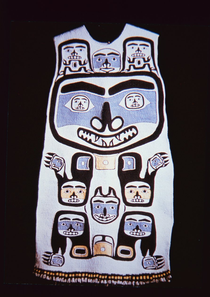 Chilkat-kjole, Tlingit Tribe (tekstiler) av School American