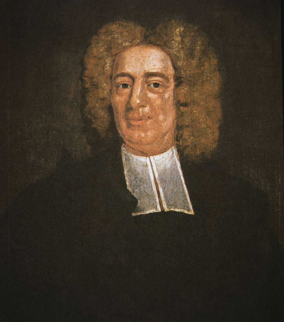 Cotton Mather (olje på lerret) av School American