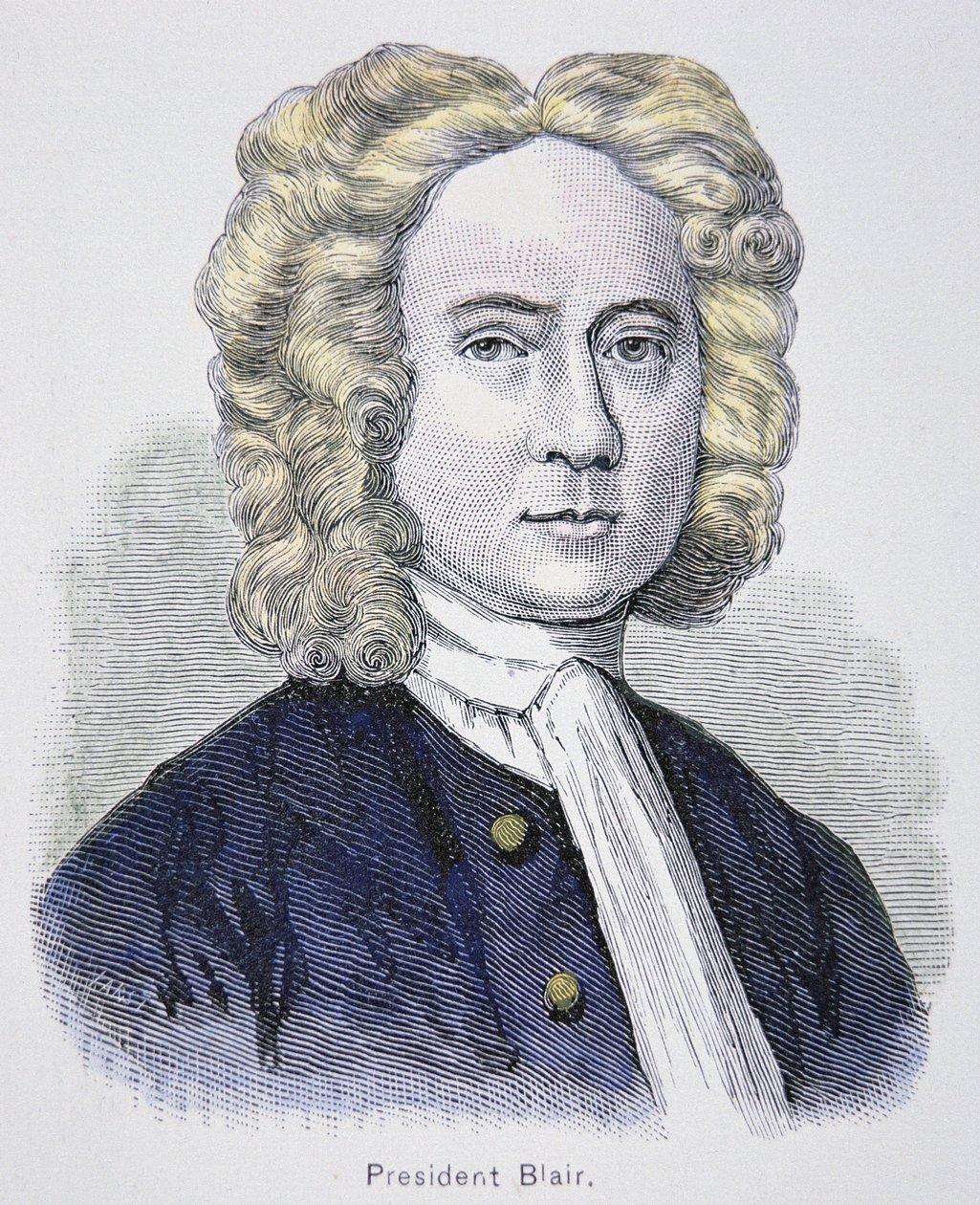 James Blair (farge litho) av School American