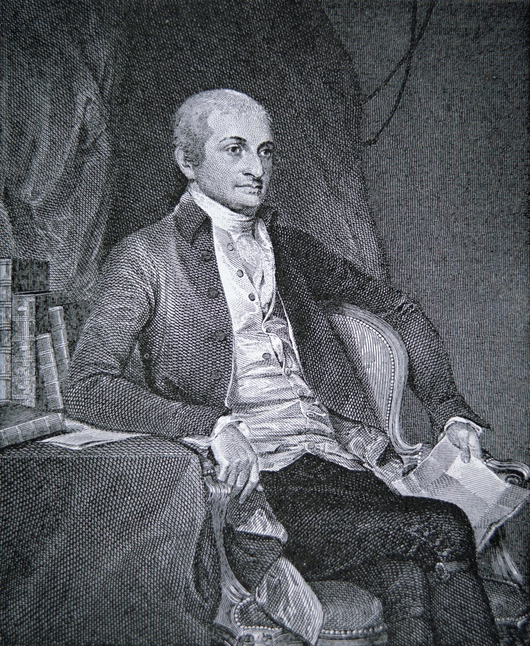 John Jay (1745-1829) (gravering) av School American