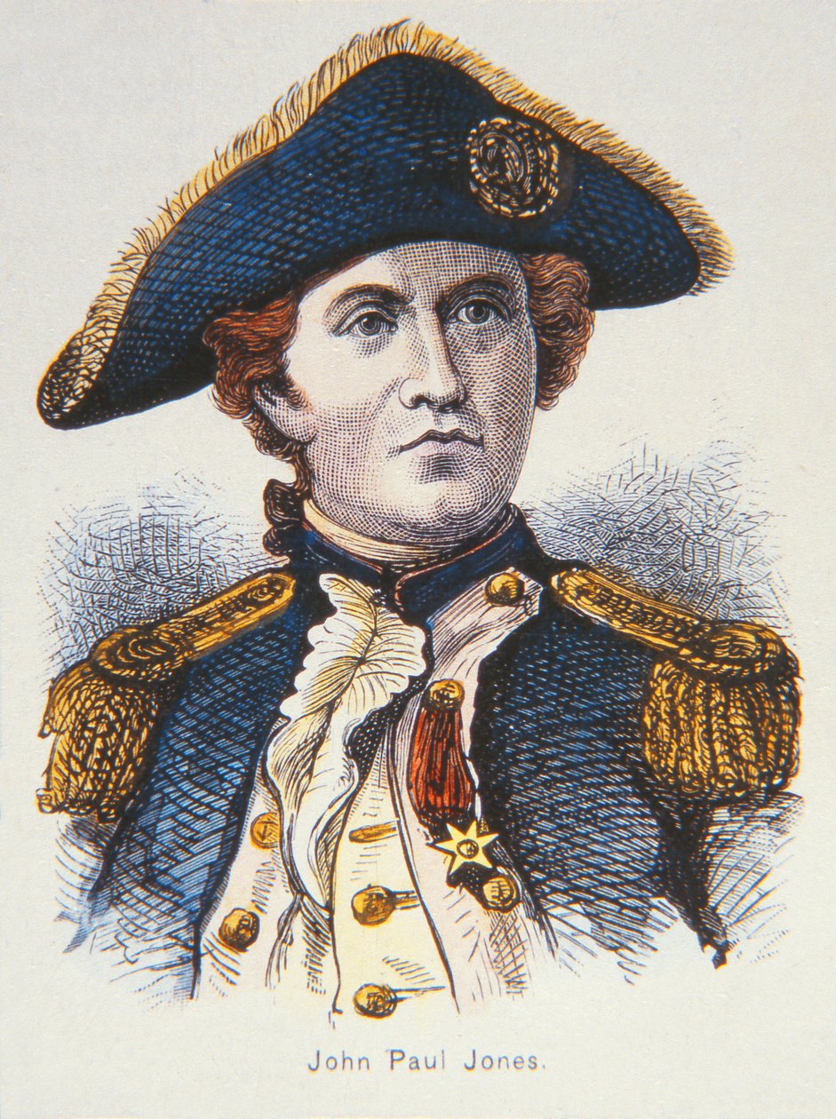 John Paul Jones (litho-farge) av School American