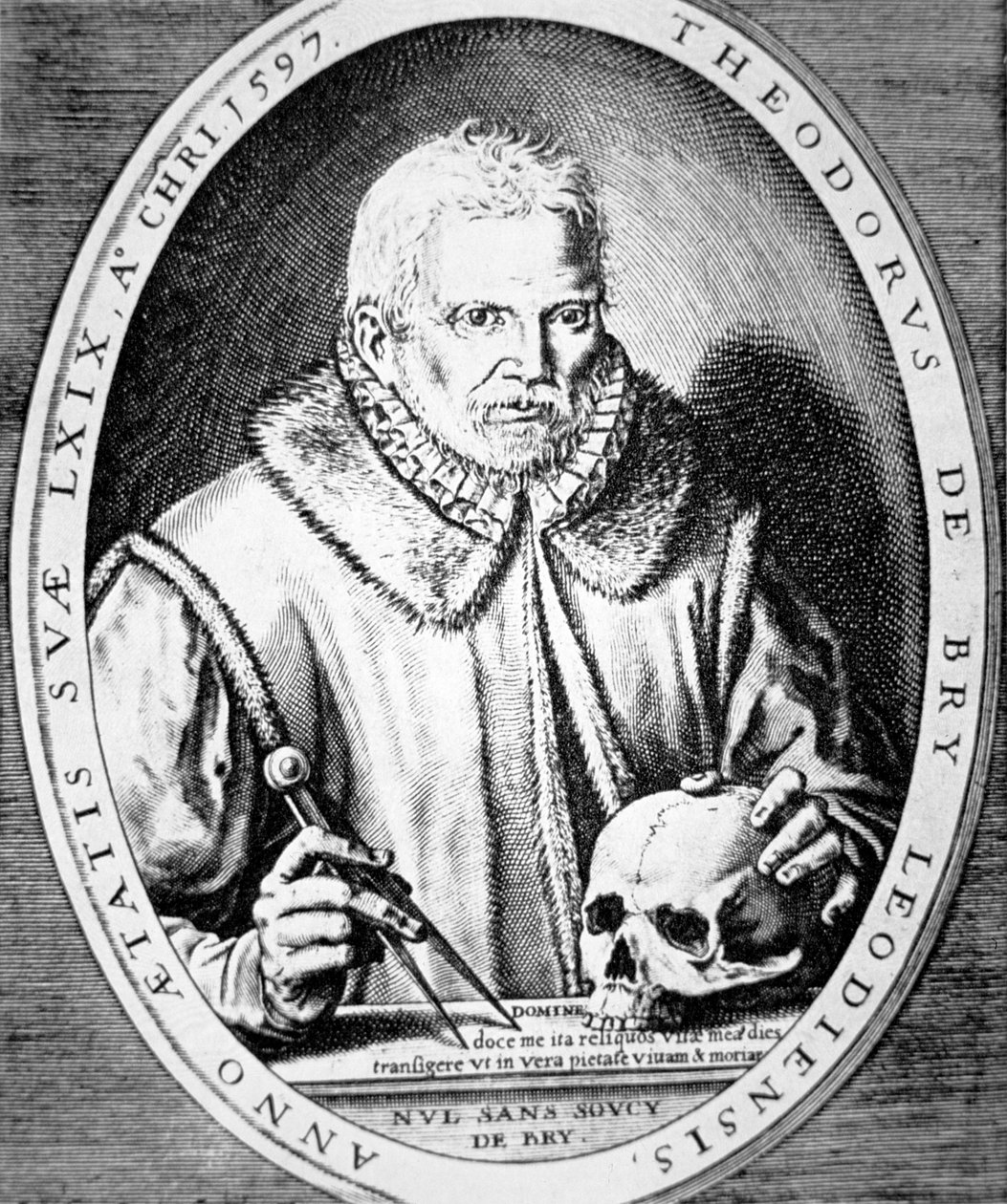 Theodore de Bry (litho) av School American