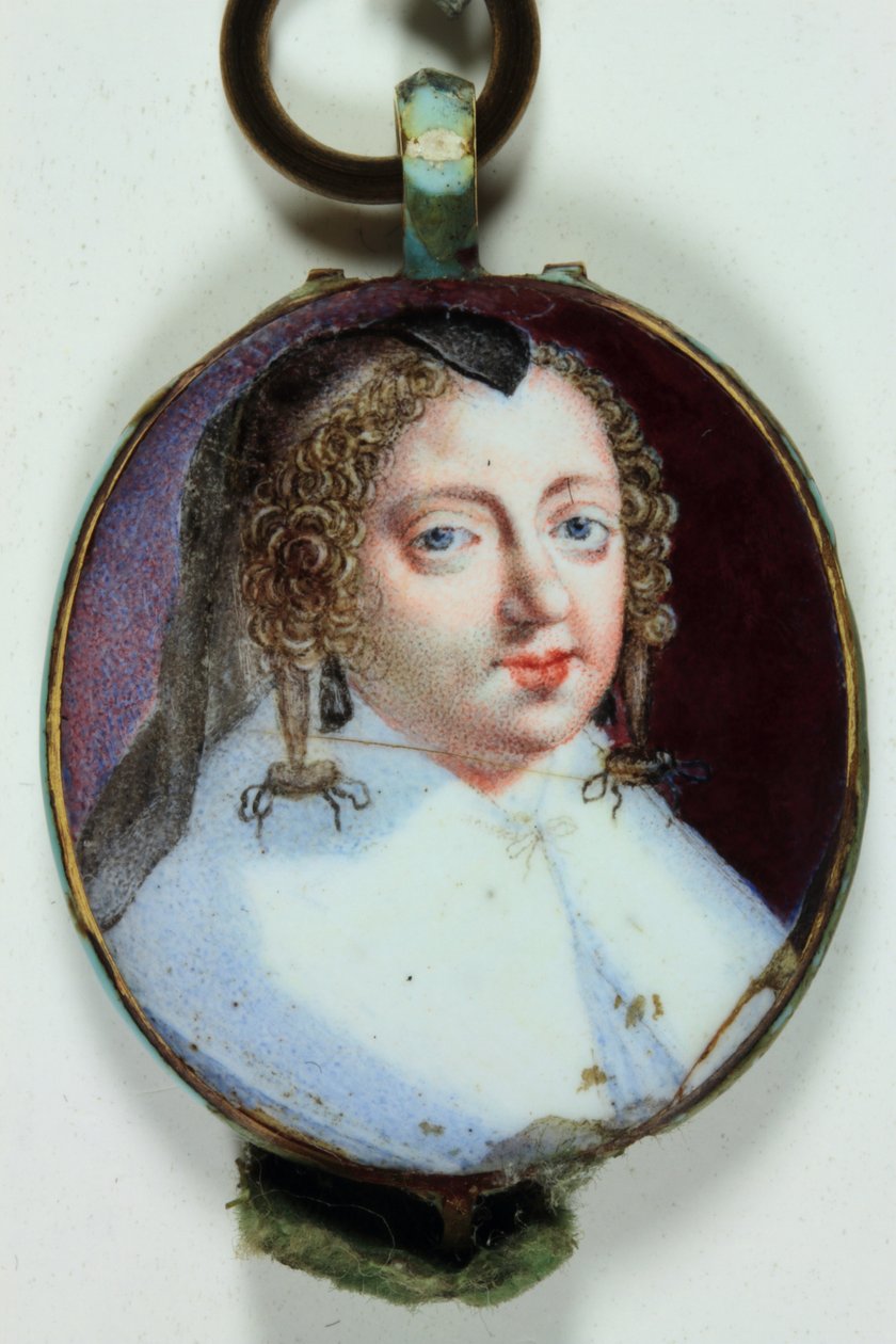 Anne av Østerrike (emalje på gull) av School Blois