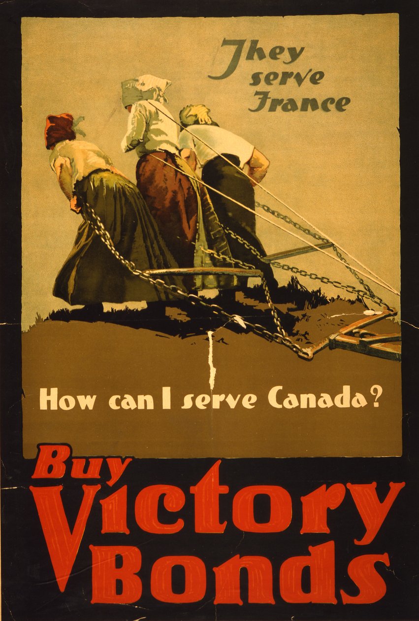 De tjener Frankrike, hvordan kan jeg tjene Canada? Kjøp Victory Bonds av School Canadian