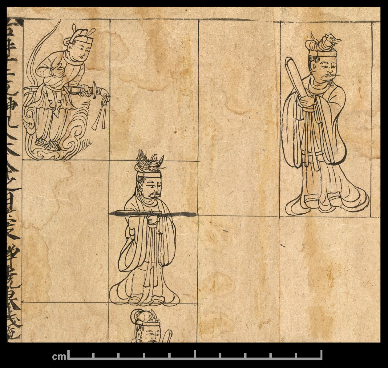 Almanakk for AD 978, Dunhuang Mogao, Kina, ca. 978 (blekk på papir) av School Chinese