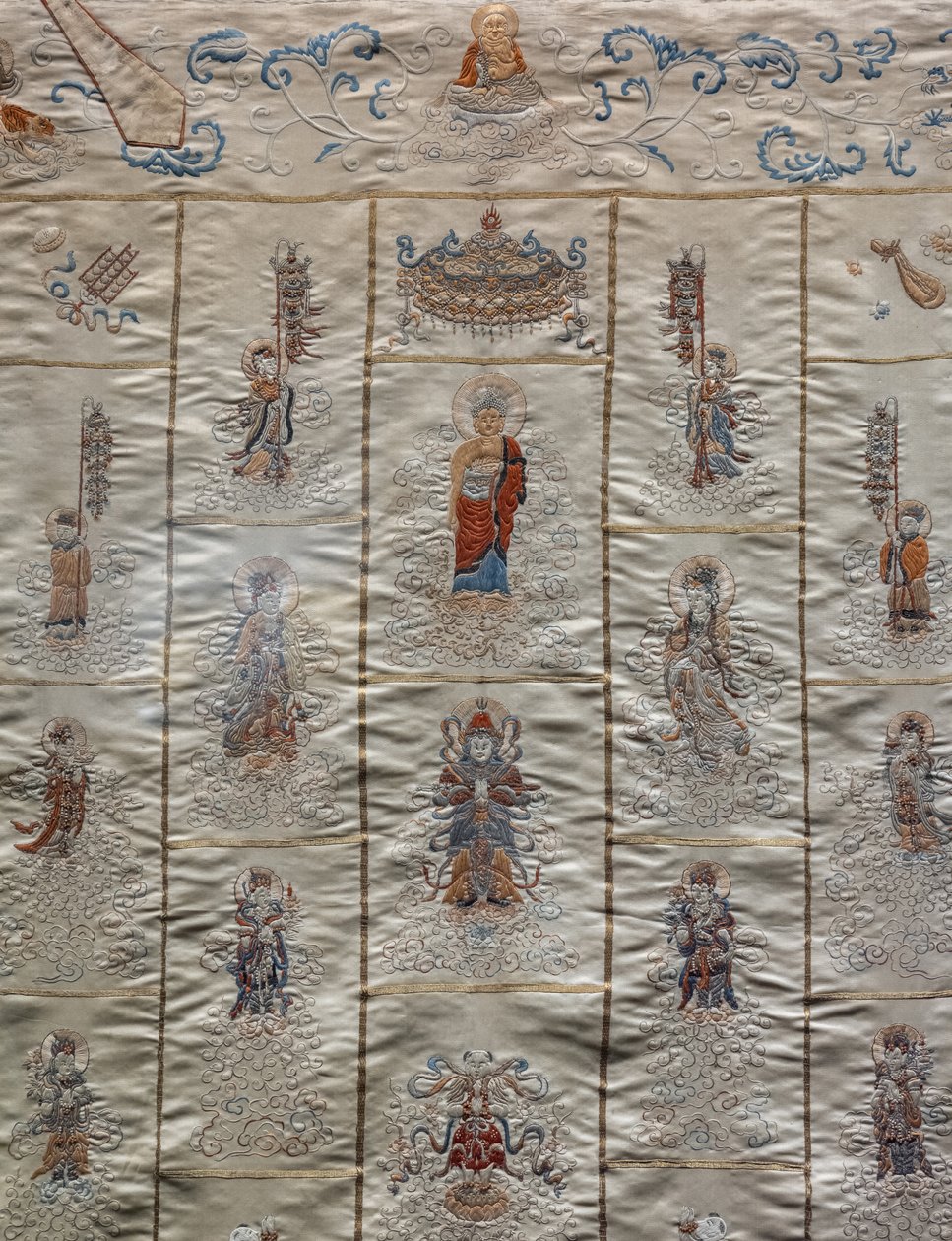 Kesa har tjueen band (detalj). Kina av School Chinese