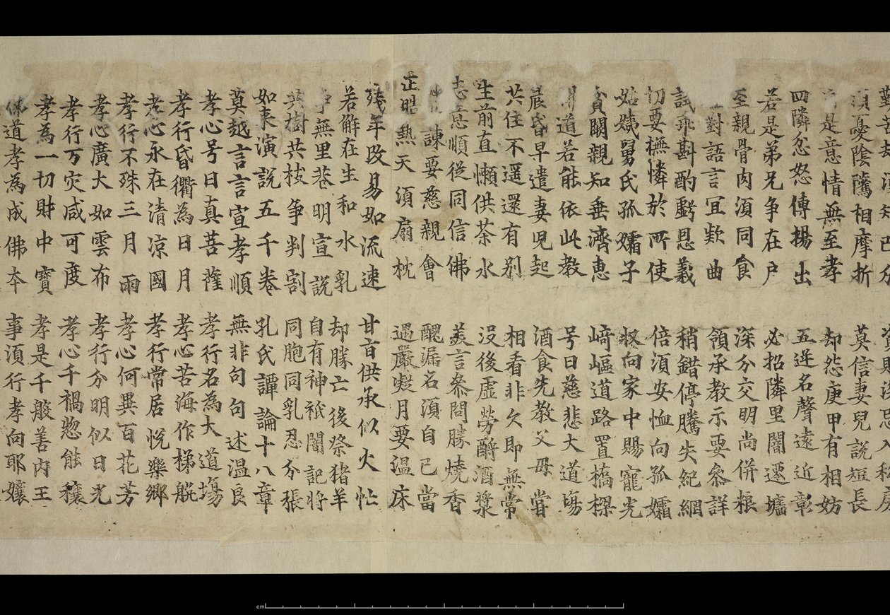 Eller. 8210/P.1, Fragment fra Dunhuang av School Chinese